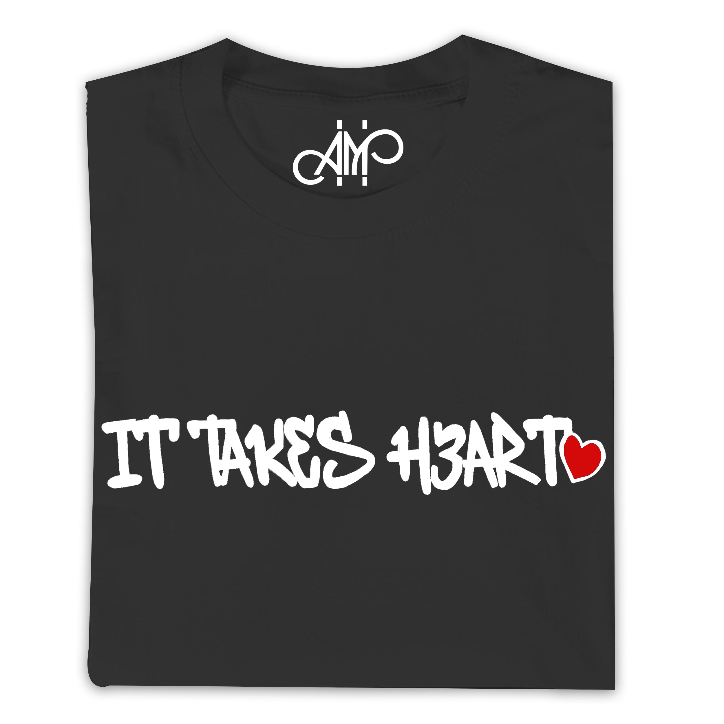 I AM I "ITH- Plain" Black T-Shirt